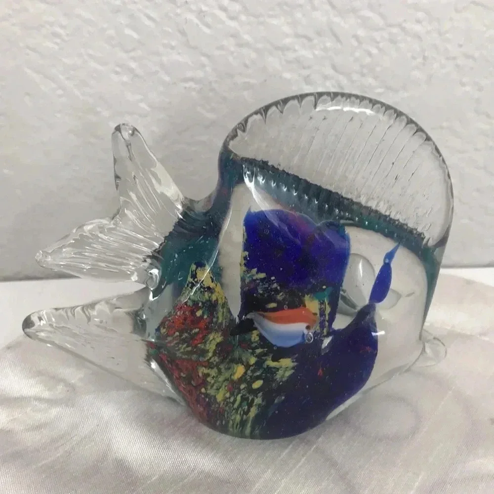 Fish Art Glass Sculpture Figurine